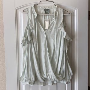 Maeve top sz S mint green